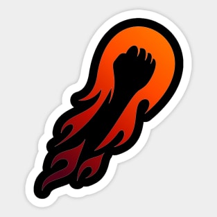 fire punch Sticker